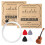 2 Sets Nylon Ukulele Strings with 4 Felt Picks for Soprano & Concert Ukes 1