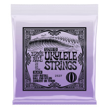 Ernie Ball Concert/Tenor Wound Low G Nylon Ball End Ukulele Strings - Black