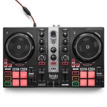 Hercules DJControl Inpulse 200 MK2 – Compact DJ Controller with LED Li