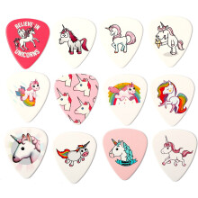 Unicorn Guitar Plectrums Set of 12, Harmony Picks