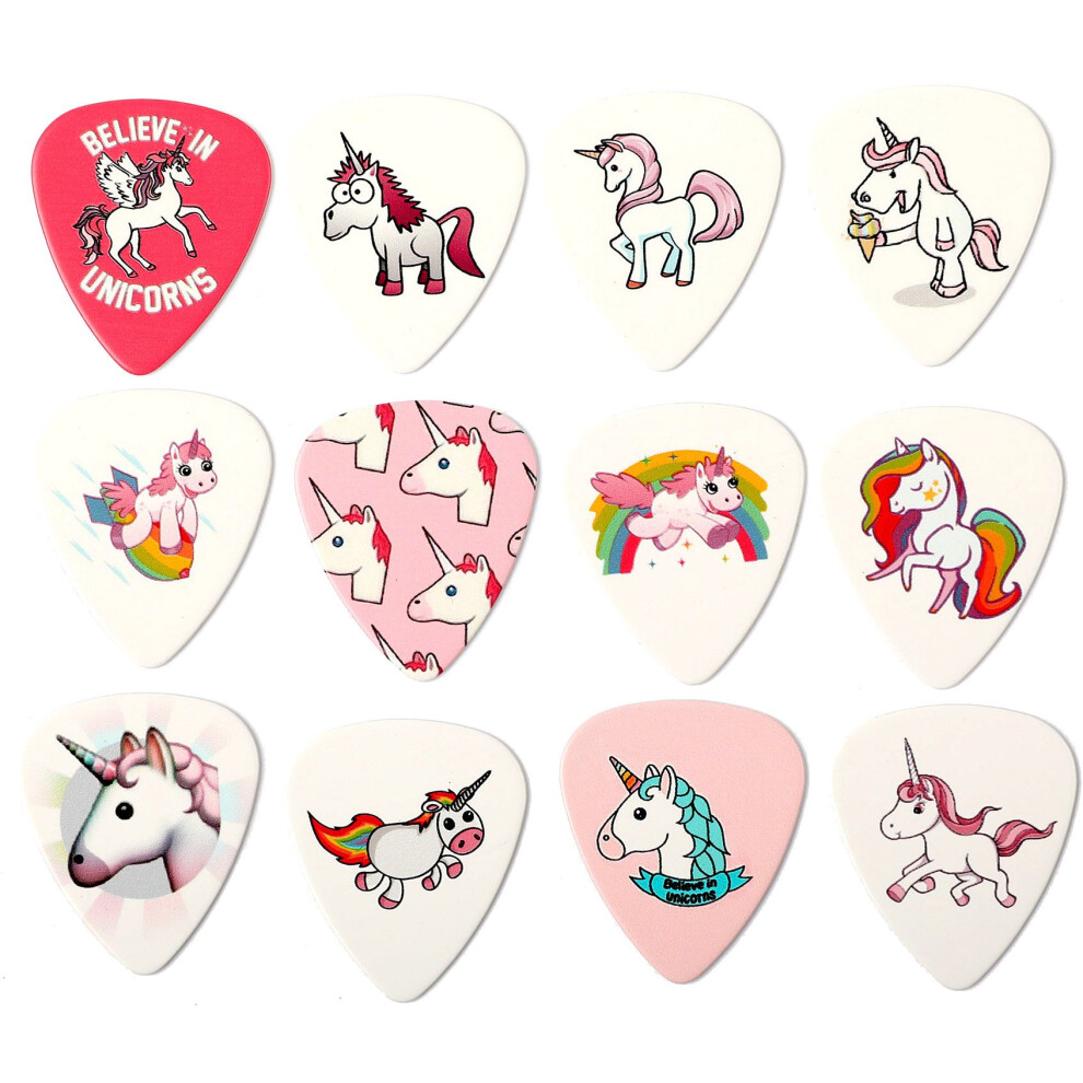 Harmony Picks Unicorn Guitar Picks Set Of 12 Premium Plectrums
