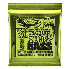 Ernie Ball Regular Slinky Nickel Wound Short Scale Bass Strings - 50-105 Gauge