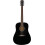 Fender Fender CD-60S Dreadnought Beginner Acoustic Guitar, Solid Top, Black 1