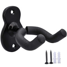 Sound Harbor Black Metal Guitar Wall Mount - GH02
