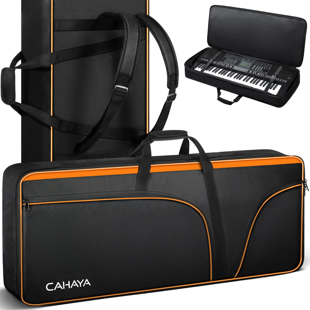 Cahaya 61 Key Keyboard Bag Electric Keyboard Piano Soft Bag Portable 6