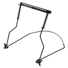 OriGlam Harmonica Holder Neck Holder Stand, Mouth Organ Metal Frame Adjustable for 10 Hole Harmonica,Black