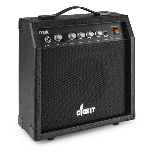 MAX GIGKit 40W Practice Guitar Amp, Built-in Effects, Black
