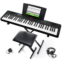 Alesis Melody 61 Keyboard Piano for Beginners with 61 Keys, Speakers,