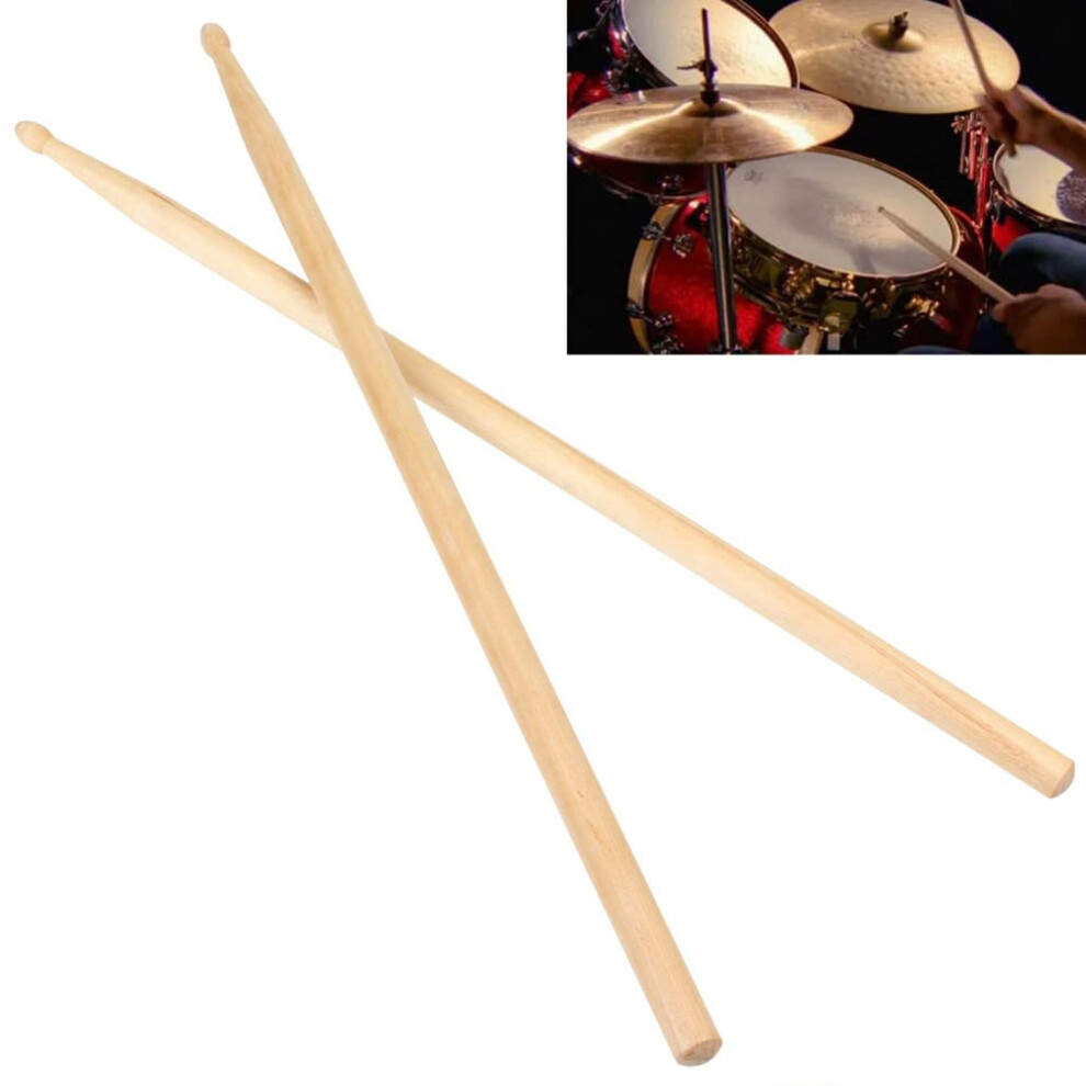 Origlam Maple Drum Sticks - 5A Classic Wood Tip Drumsticks For Student