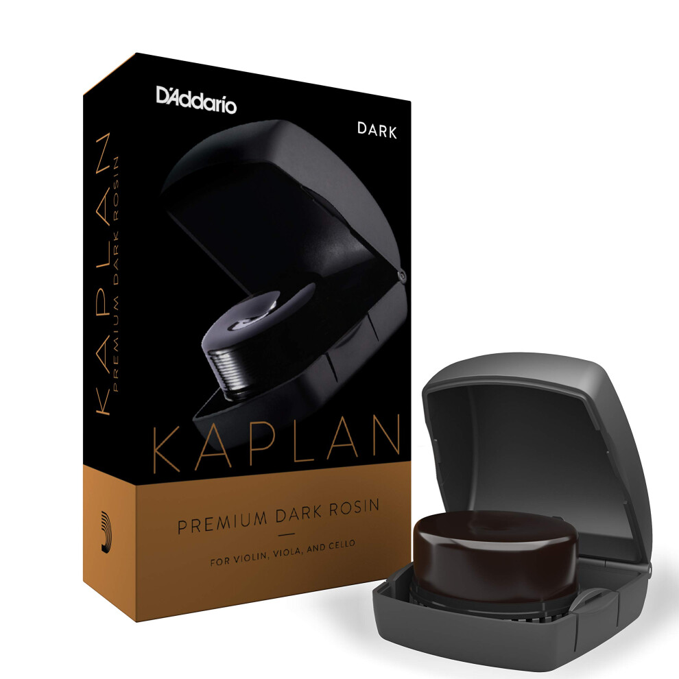 D'addario Violin Rosin - Cello Rosin - Kaplan Premium Dark Rosin With