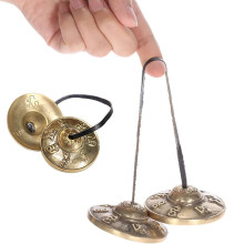 Norhogo 1pcs Tibetan Tingsha Cymbals Bells, Handcrafted Tibetan Meditation with