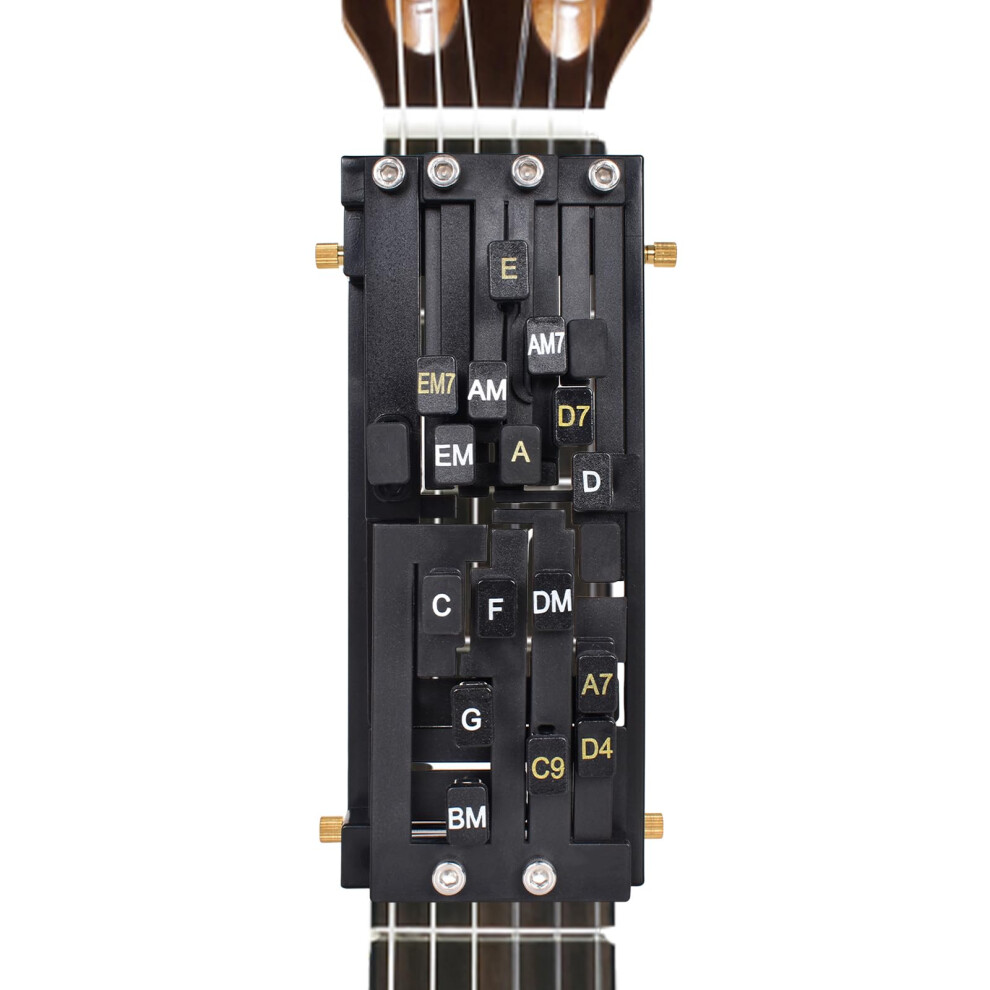 Disnace Guitar Chord Presser, Chord Learning Aid Guitar Aid Chord Trainer, Gui