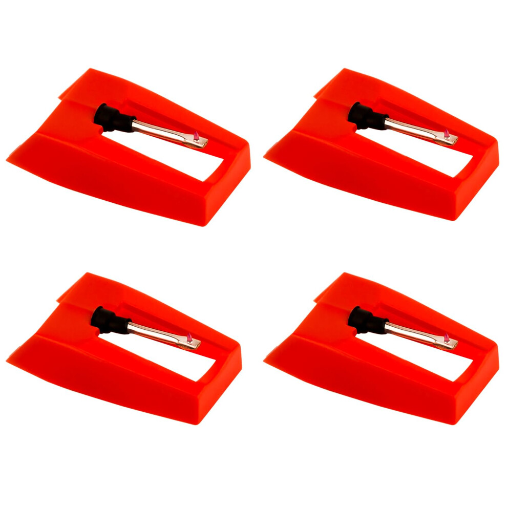 Savita 4Pcs Record Player Needles, Turntable Replacement Needle Durable Turnt