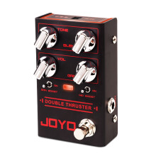 JOYO Bass Overdrive Guitar Pedal, Blend Control with Mid & Gain Boost Switches, Tone/Volume/Gain Knobs, Bypass (DOUBLE THRUSTER R-28)