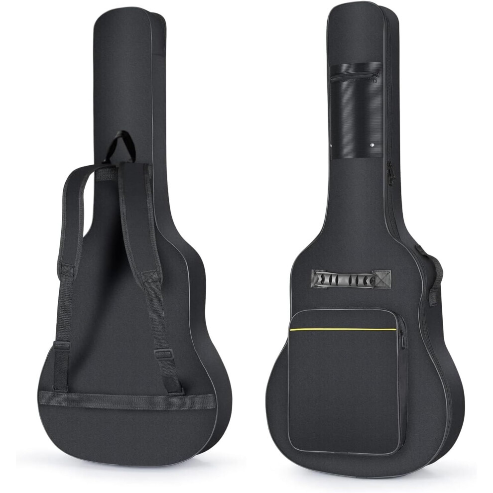 Stek Full Size Acoustic Guitar Case Guitar Bag, Waterproof Padded Protectiv
