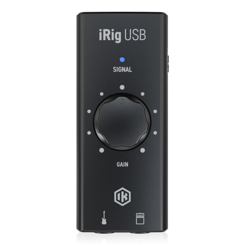 IK Multimedia iRig USB Guitar USB-C Audio Interface for Mac and PC - High Resolution Audio Transmission, AMP Output with Two FX/Thru Modes, Input Gai