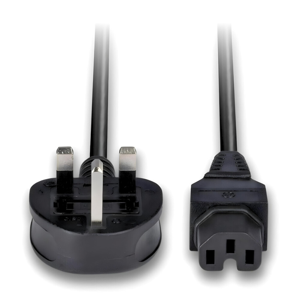 Photos - Battery Charger C15 Kettle Power Supply Adapter Cord Mains Cable Lead UK Plug with Not