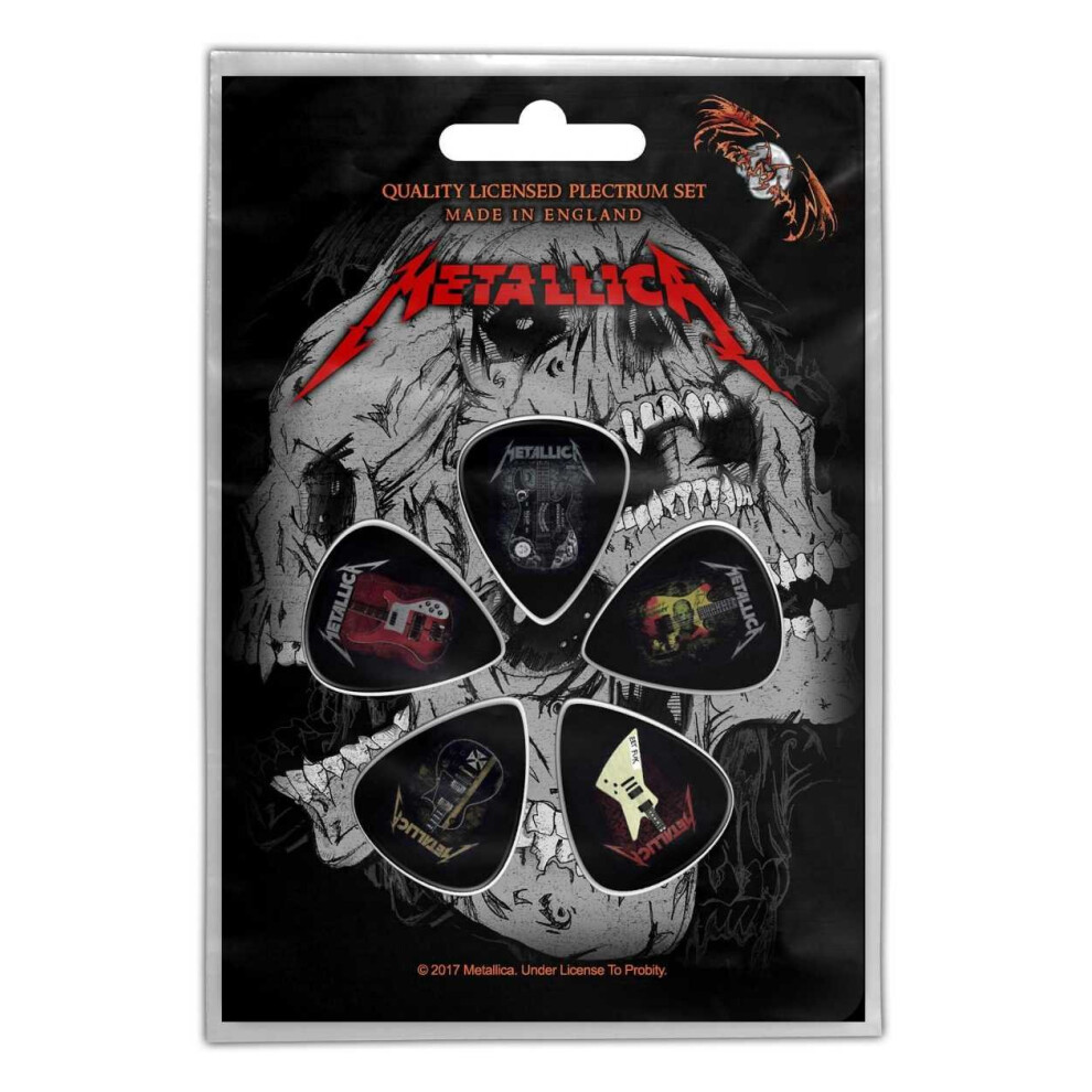 Metallica Guitars Logo Plectrum Pac