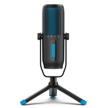 JLab Talk Pro USB Microphone - PC Mic, Podcast, Condenser Streaming Microphone, Gaming & Computer Desk, Plug & Play with USB C, Professional Quality,