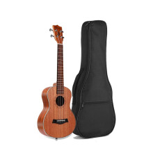 Ukulele Case, Black Ukulele Gig Bag for 21 23 26 Inch Ukulele, Durable Ukulele Padded Bag with Adjustable Straps for Concert, Soprano, Tenor (21 inch