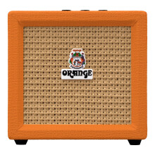 Orange Crush Mini 3W Portable Electric Guitar Amplifier - Micro Practice Amp & Speaker Combo with Built-In Tuner, Gain & Shape Controls, AUX & Headph