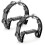Tiger TAM14-2-BK Half-Moon Tambourines - Black 1