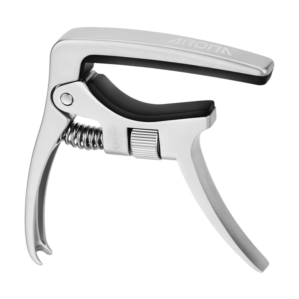 Aroma Professional Guitar Capo Adjustable Trigger Tension For 6 String