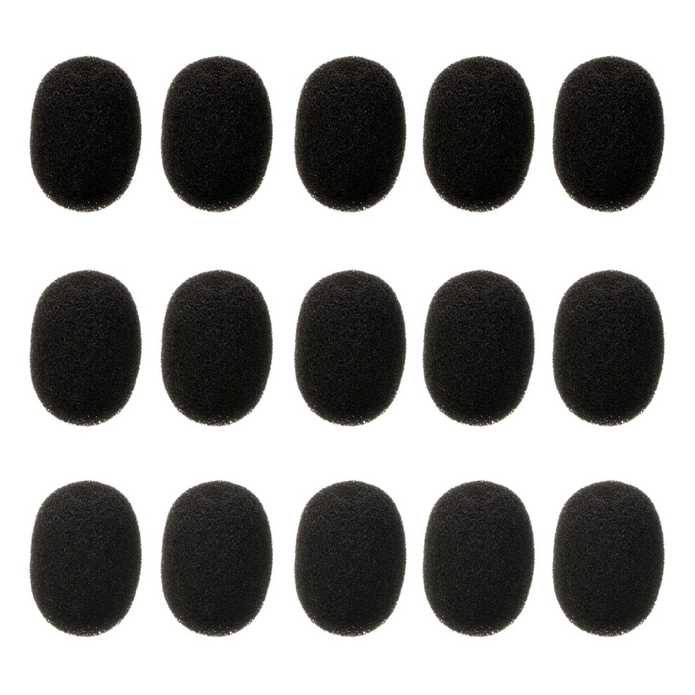 Eboot Lapel Headset Microphone Windscreens, Foam Microphone Covers, Mini Siz