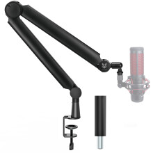 Sensic SA-30 Microphone Boom Arm, 360 Rotatable Mic Stand with 6 inch riser, Microphone Holder with 1/4", 3/8" and 5/8" Adapters, Professional Micro