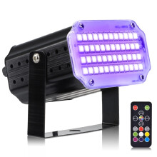 Mini Strobe Lights, 48 LED Disco Lights, Upgraded Party Light with Remote Control, Sound Activated and Speed Control LED for Disco,Wedding Halloween