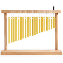 Suwimut 20-NOTE Bar Chime, Single-row Table Top Wind Chime, 20 Bars Musical Perc