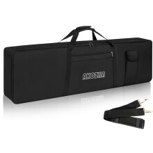 AKOZLIN 76 Portable Keyboard Case Bag,Update Version Electric Piano Keyboard Gig Bag 46.8"x6"x18.1"