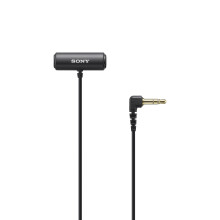 Sony ECM-LV1 Lavalier Microphone with Stereo Sound Capture,Black