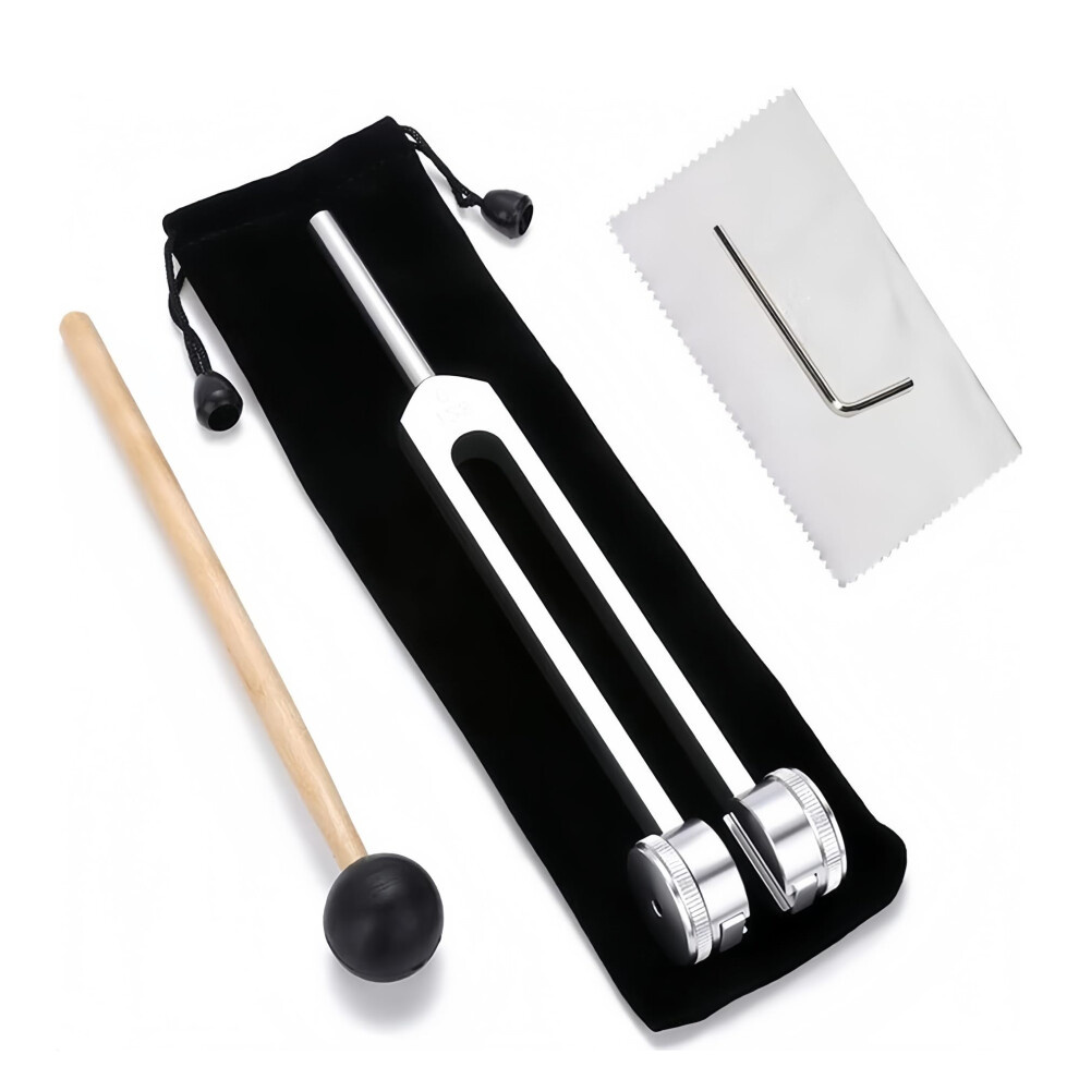 Dacatoow 128Hz Tuning Fork For Healing, Aluminum Alloy Tuning Fork With Silicon
