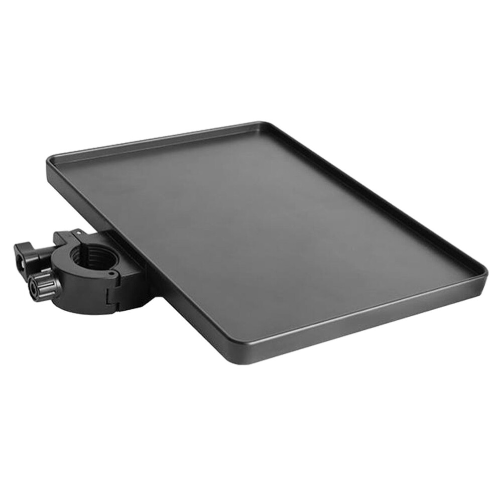Pohove Universal Microphone Stand Tray,Adjustable Clamp-On Rack Tray H