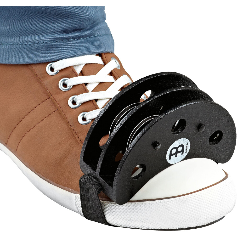 Meinl Percussion Meinl Fjs2sbk Foot Jingle Shaker, Black