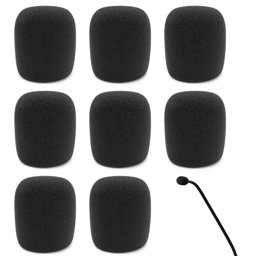 Headset Microphone Foam Cover,Foam Mic Cover Handheld Microphone Windscreen