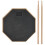TMBMLPP Drum Practice Pad, 8-inch Black Drummer Practice Pad with Stic 1