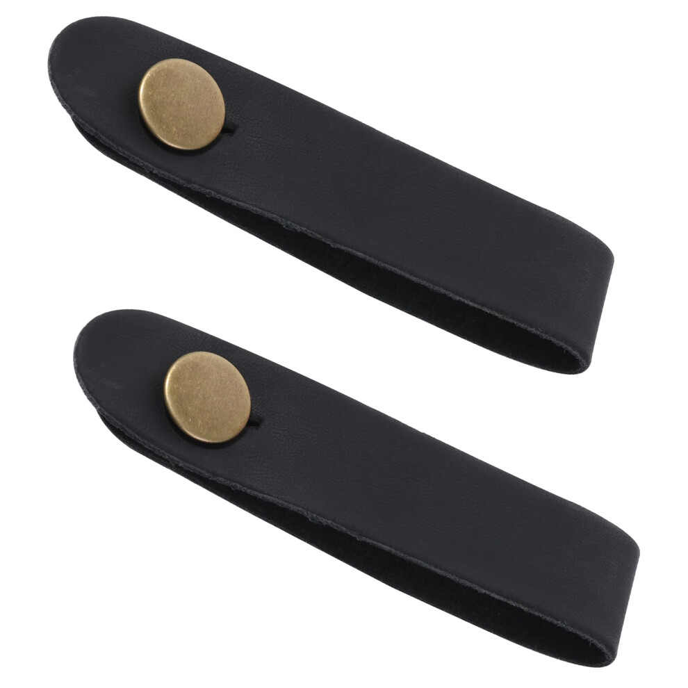 Innohhustle 2Pcs Leather Headstock Strap Tie, Neck Straps For Acoustic & Electric