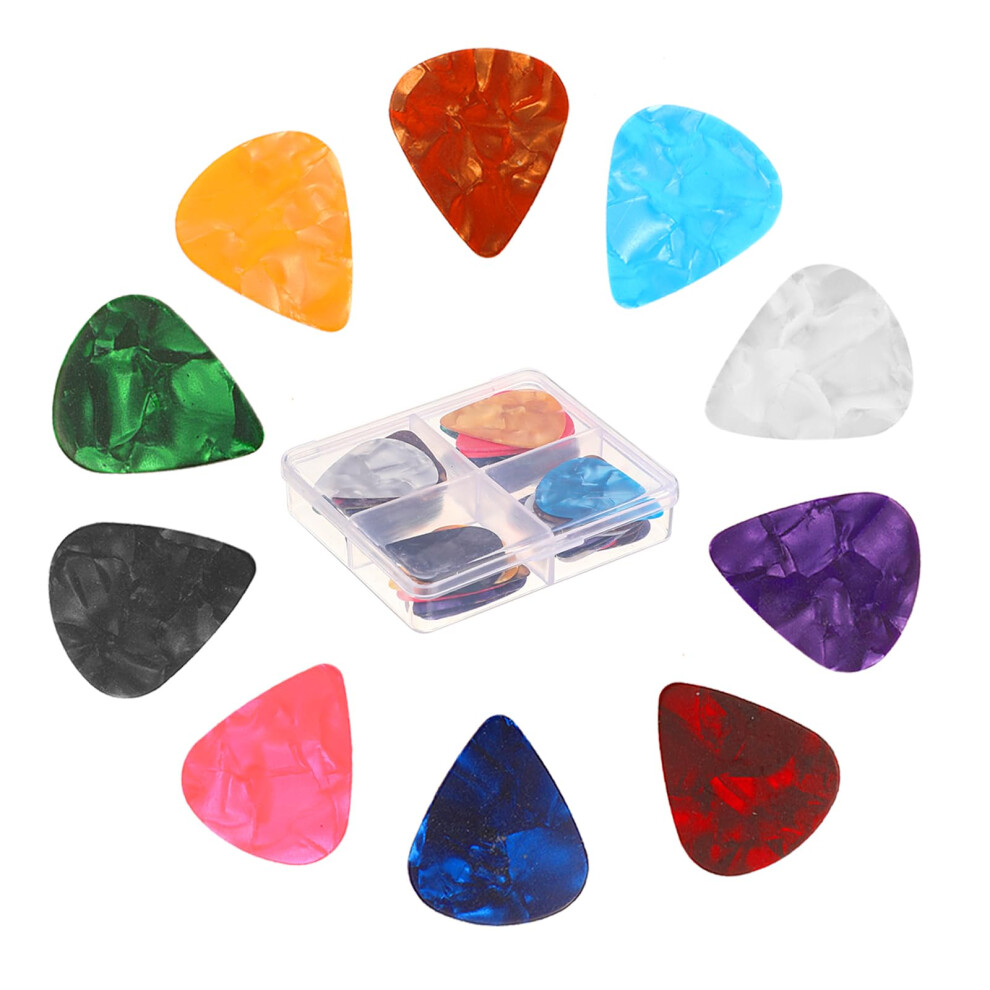 Arubyforest Guitar Picks 40 Pcs Guitar Pick Celluloid Guitars Plectrums For Acoust