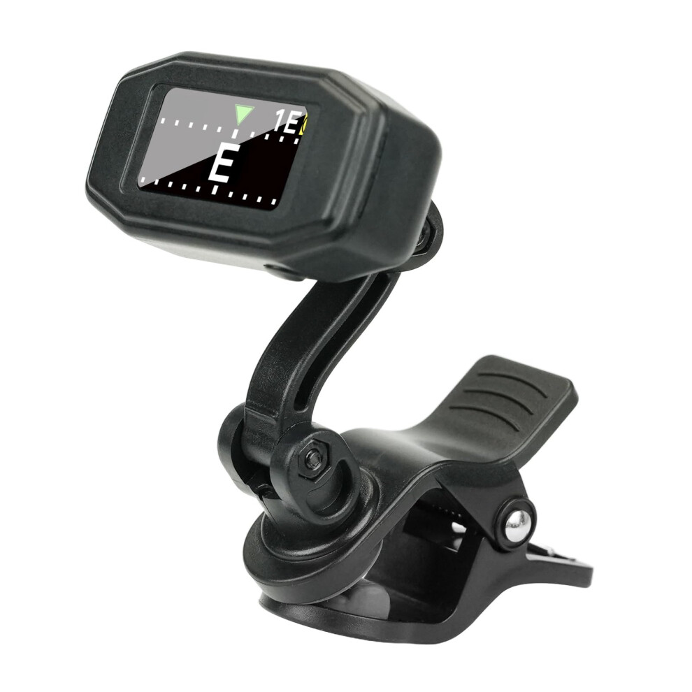 Aroma Guitar Tuner Clip On Rechargeable For Guitar Bass Ukulele Violin