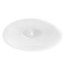Fluance Acrylic Platter Mat for Turntables - Reduces Vibrations for Improved Sound Clarity for Vinyl Record Playback, Antistatic, Precision Machined,