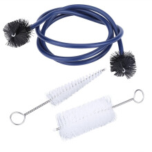 Trombone Cleaning Kit, 3 Pieces Soft and Durable Mouthpiece Brush Valve Brush Flexible Trumpet Cleaning Kit, Musical Instrument Maintenance Trombone