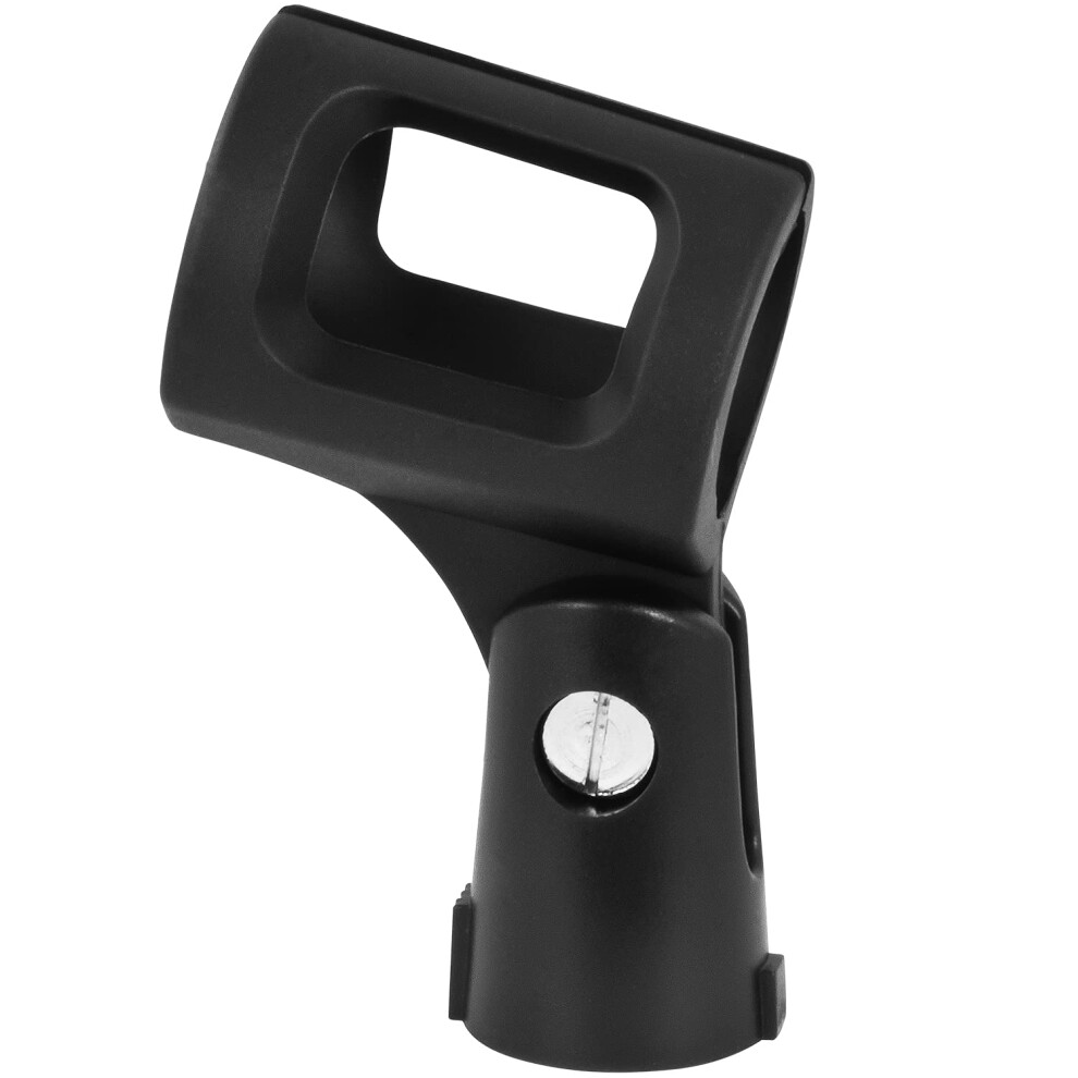 Tiger Mca84-Bk Universal Microphone Clip With Rubber Grip And Thread A