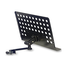 Stagg 25014513 Large Music Stand Plate with Arm, MUS-ARM 2, Black