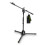 Gravity MS 4222 B - Short Microphone Stand with Folding Tripod Base and 2-Point Adjustment Telescoping Boom 1