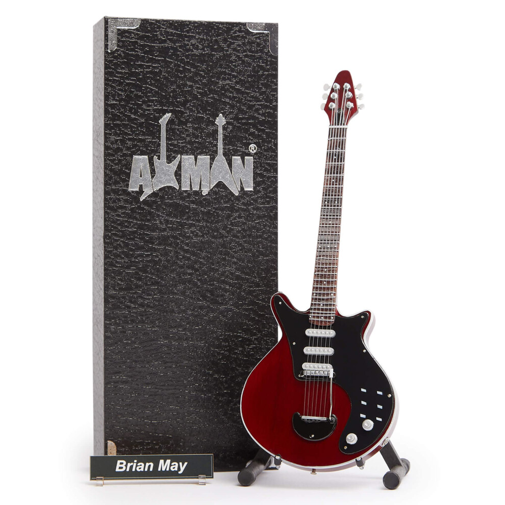 Axman B May Red Special (Queen) Miniature Guitar Replica - Music Gifts - Han