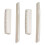 4PCS Acoustic Guitar Bridge Saddle Nut Replacement White Guitar Bone Bridge 1