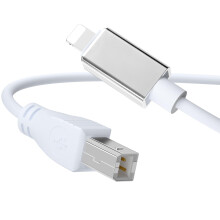 MeloAudio Lightning to MIDI Cable USB 2.0 Cable Lightning to Type B OTG Cable High Speed Cord Interconnections Converter MIDI Keyboard, Audio Interfa