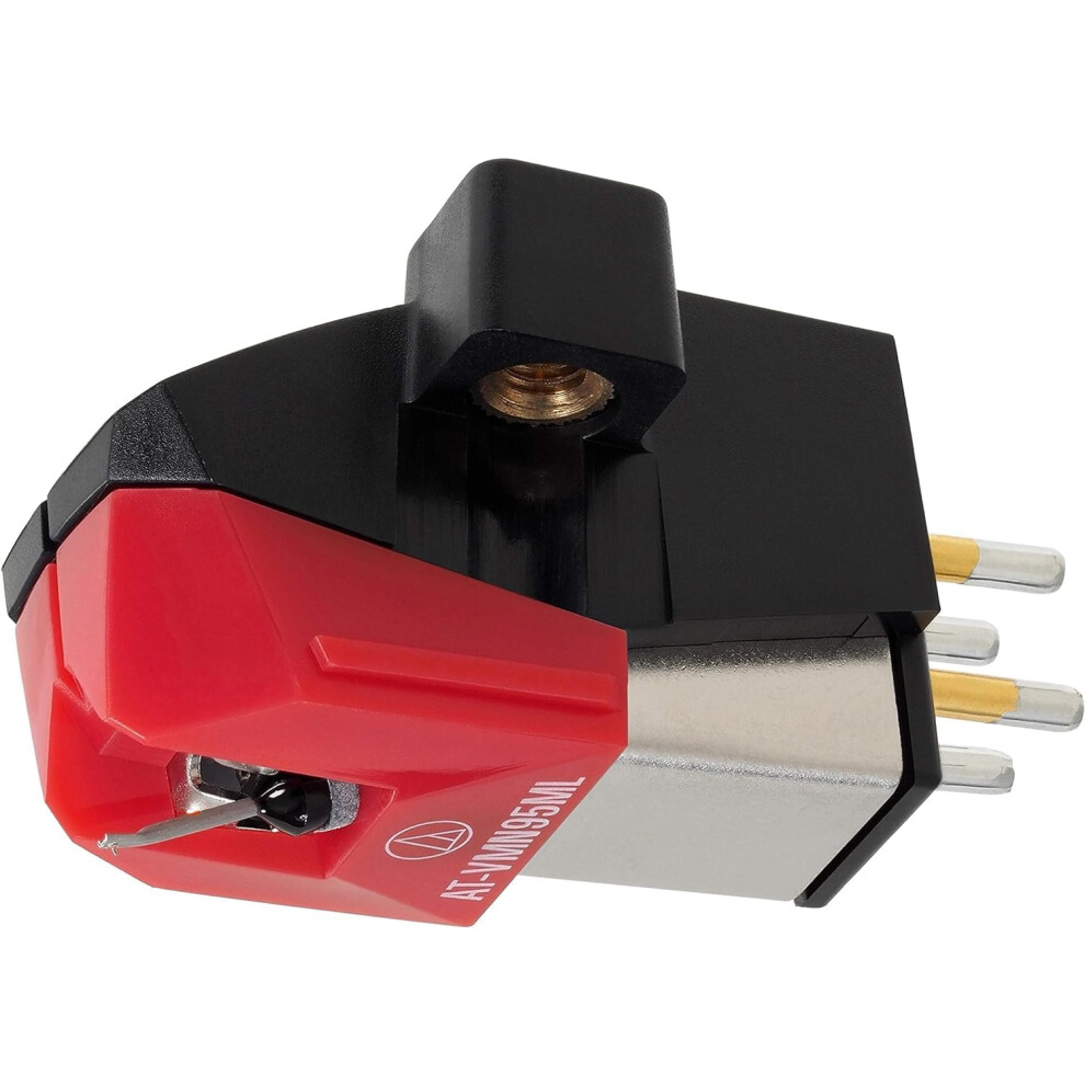 Audio-Technica At-Vm95ml Vm95 Series Microlinear Stereo Cartridge Red